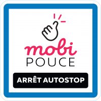 Panneau arrêt autostop Mobi'Pouce